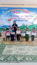 HỘI THI  BÉ KHỎE - BÉ NGOAN NĂM HỌC 2017-2018