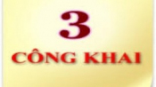 CÔNG KHAI THEO THÔNG TƯ 36.