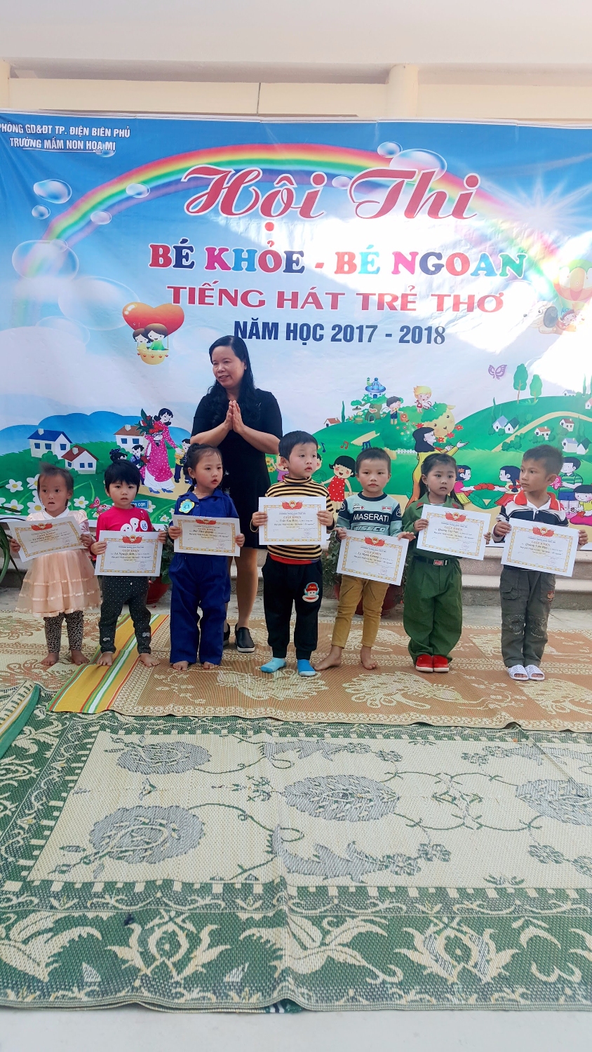 HỘI THI  BÉ KHỎE - BÉ NGOAN NĂM HỌC 2017-2018