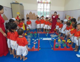 Trường Mầm non Họa Mi, phường Điện Biên Phủ tổ chức Hội thi...